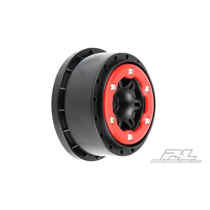 Split Six 2.2"/3.0" TRX Slashčerno/červený disk 2ks.