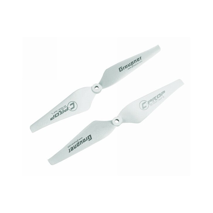 Graupner COPTER Prop 9x4 pevná vrtule (2ks.) - bílá