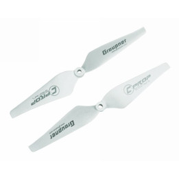 Graupner COPTER Prop 9x4 pevná vrtule (2ks.) - bílá
