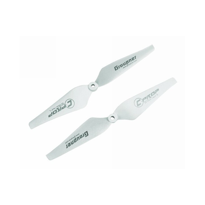 Graupner COPTER Prop 9x4 pevná vrtule (2ks.) - bílá