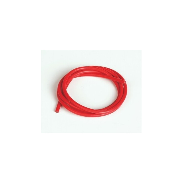 Silikonový kabel 2,6qmm, 13AWG, 1metr, červený