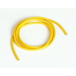 Silikonový kabel 4,1qmm, 11AWG, 1metr, žlutý