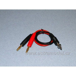 Nabíjecí kabel s banánky - žhavící koncovka