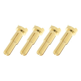 Konektor zlacený - redukce 4/5mm 90° samec (4)
