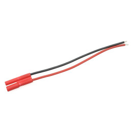 Konektor zlacený 2.0mm samice s kabelem 20AWG 10cm