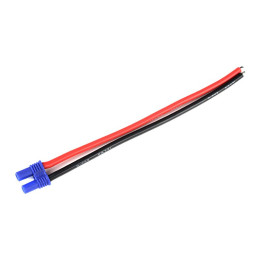Konektor zlacený EC2 samec s kabelem 14AWG 12cm