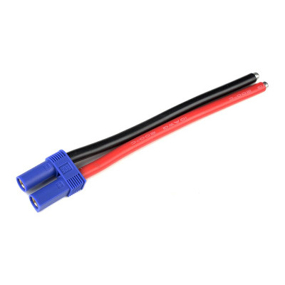 Konektor zlacený EC5 samec s kabelem 10AWG 12cm