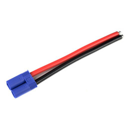 Konektor zlacený EC5 samice s kabelem 10AWG 12cm