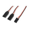 Plochý rozbočovací Y-kabel serva Futaba 22AWG délky 15 cm.