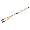 Rozbočovací Y-kabel serva Spektrum/JR/Hitec 22AWG délky 30 cm.