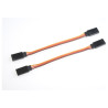 Propojovací servo kabel 2x samec (pro konektor serva JR), délka 10cm (2 ks).