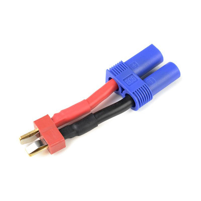 Konverzní kabel Deans samec - EC5 samec 12AWG