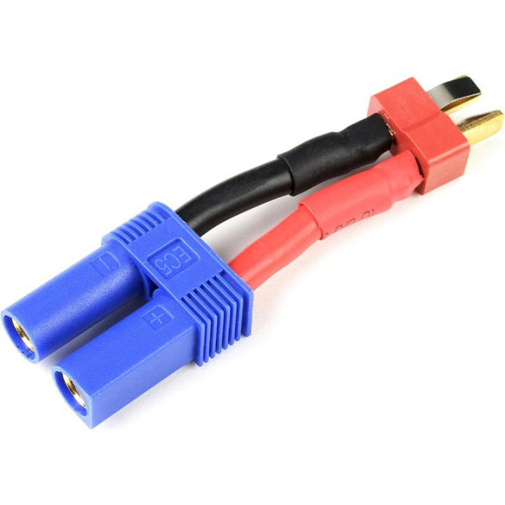 Konverzní kabel Deans samec - EC5 samec 12AWG