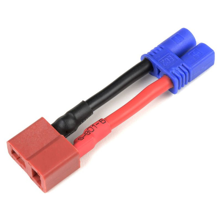 Konverzní kabel Deans samice - EC2 samice 14AWG