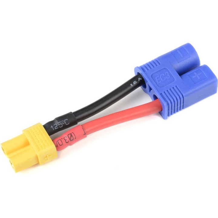 Konverzní kabel EC3 samice - XT-30 samec 14AWG