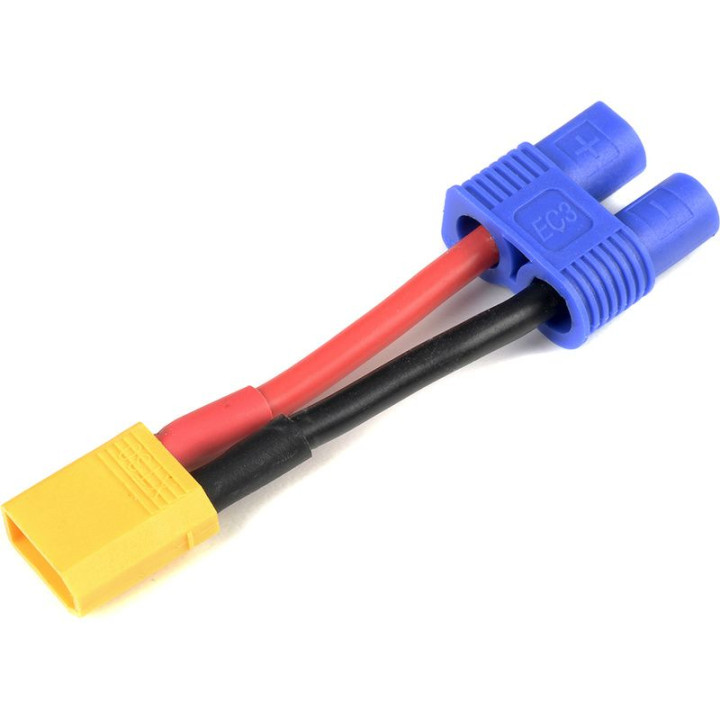 Konverzní kabel EC3 samec - XT-30 samice 14AWG