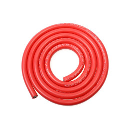 Kabel se silikonovou izolací Powerflex 8AWG červený (1m)