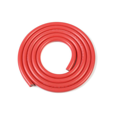 Kabel se silikonovou izolací Powerflex 10AWG červený (1m)