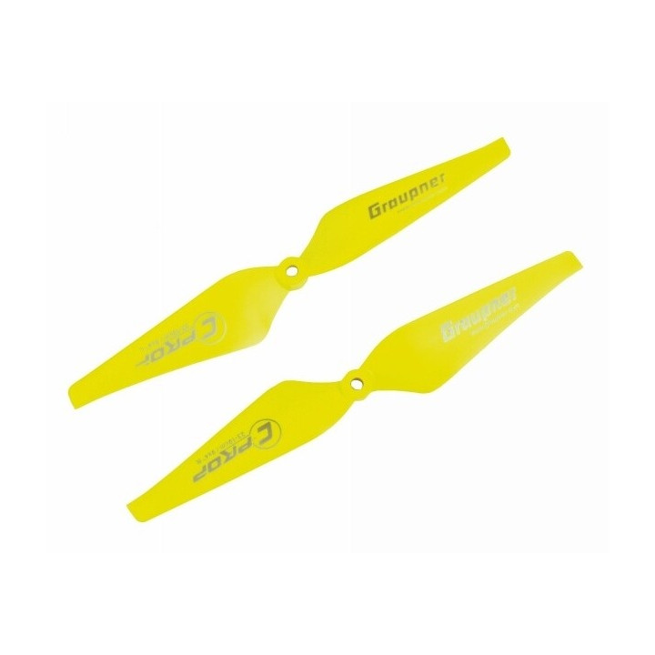 Graupner COPTER Prop 9x4 pevná vrtule (2ks.) - žluté
