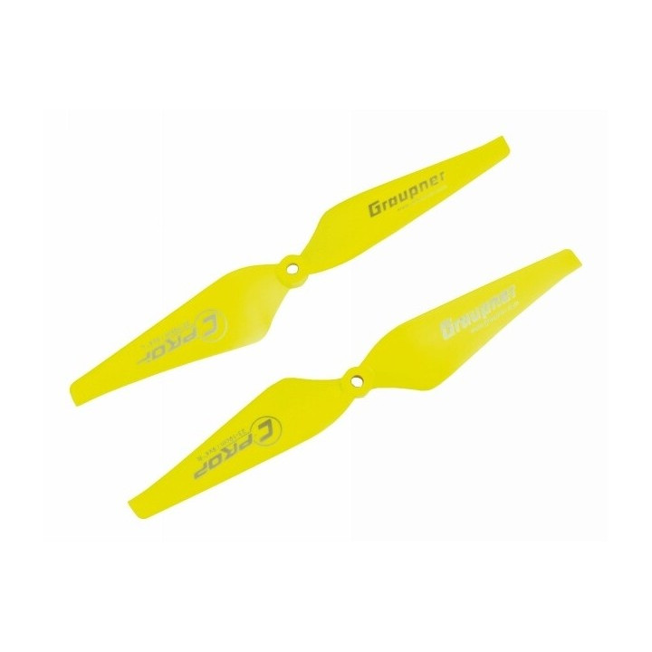 Graupner COPTER Prop 9x4 pevná vrtule (2ks.) - žluté