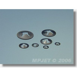 0730 Podložka Quicklock pro hřídel 1mm 10 ks
