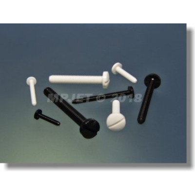 1331 Polyamidový šroub M6x40 Černý 10 ks