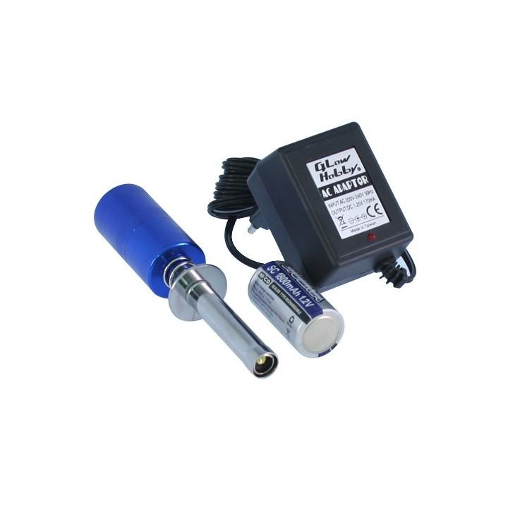 Žhavítko s nabíječkou 230V + SIG-1800mAh