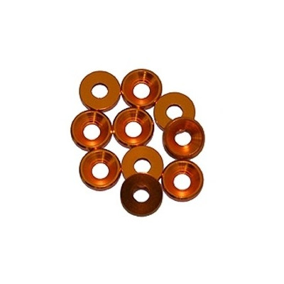 3 mm. alu podložky zlaté (10 ks.)