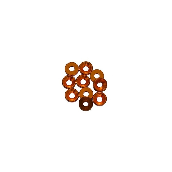 3 mm. alu podložky zlaté (10 ks.)