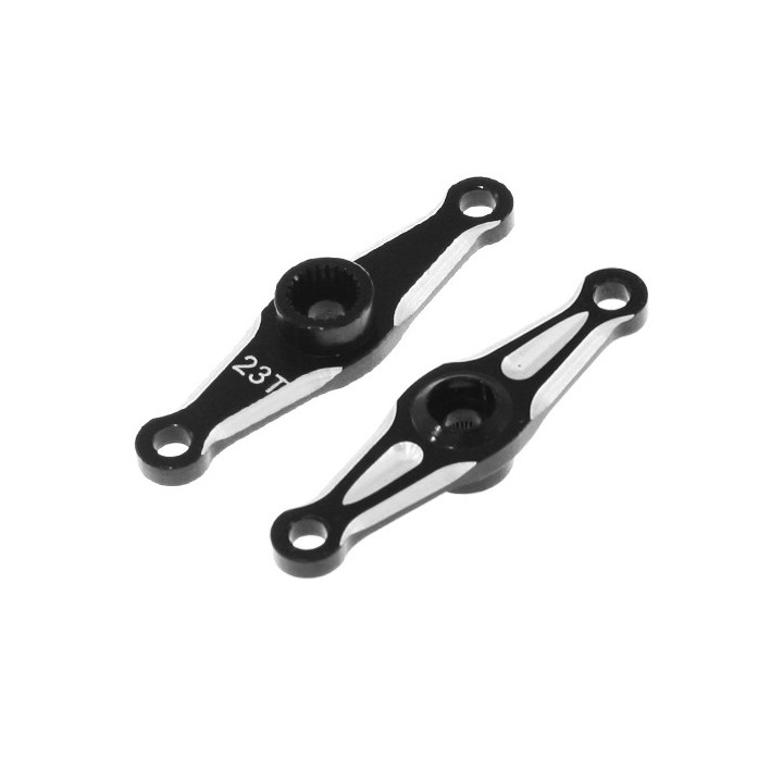 Alu páka oboustranná, černá, pro JR / Sanwa / KO 1 ks.
