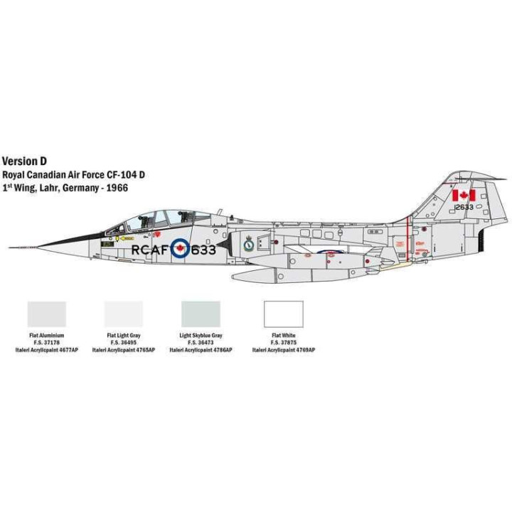 Model Kit letadlo 2509 - TF-104 G Starfighter (1:32)