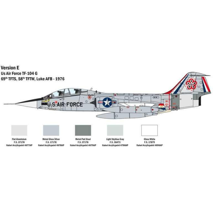 Model Kit letadlo 2509 - TF-104 G Starfighter (1:32)