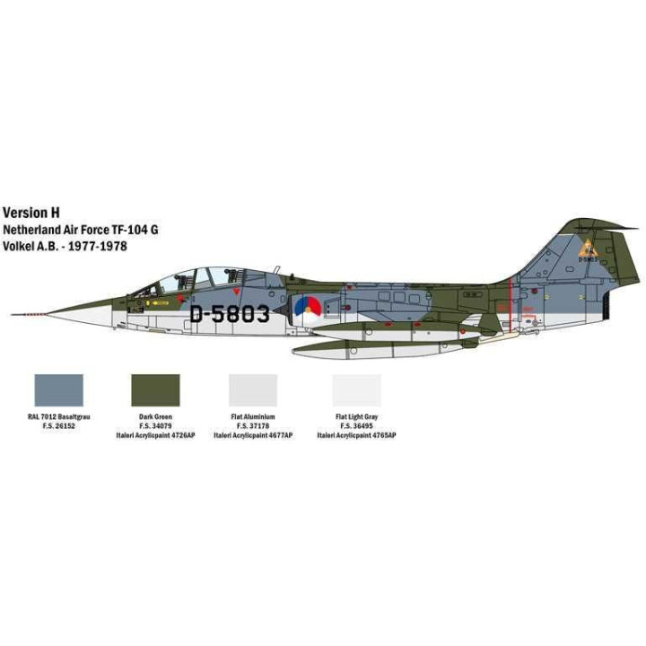 Model Kit letadlo 2509 - TF-104 G Starfighter (1:32)