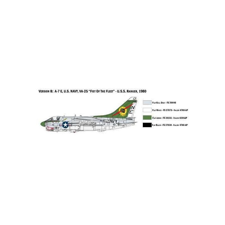 Model Kit letadlo 1411 - A-7E Corsair II (1:72)