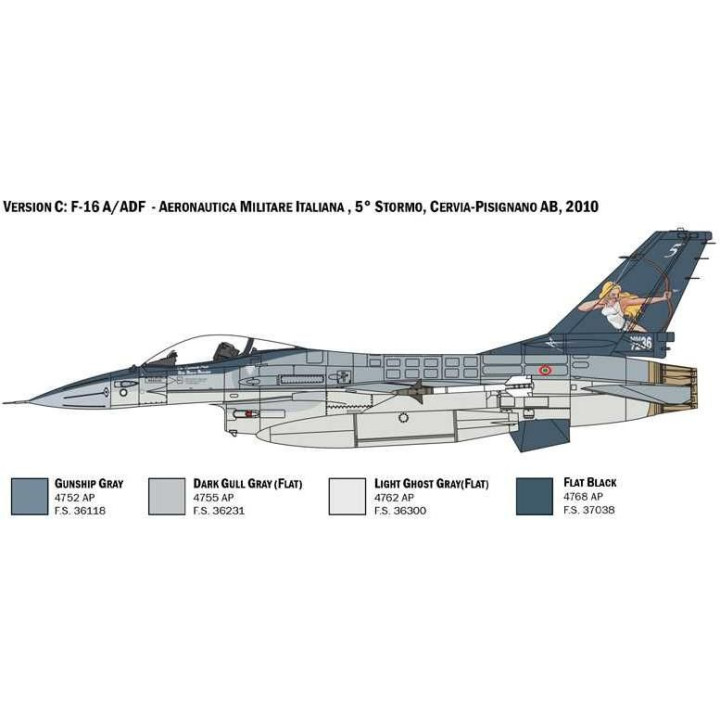 Model Kit letadlo 2786 - F-16A Fighting Falcon (1:48)