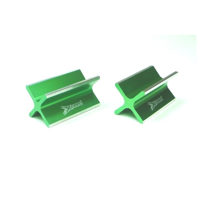 Měřidlo propadu ramen 0 až -20mm a bloky pod šasí 40 mm pro auta 1/8 Off Road