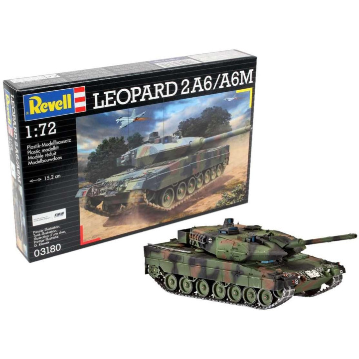 Plastic ModelKit military 03180 - "Leopard" 2 A6M (1:72)