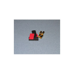 Konektor zlacený 6.0mm (2 páry)