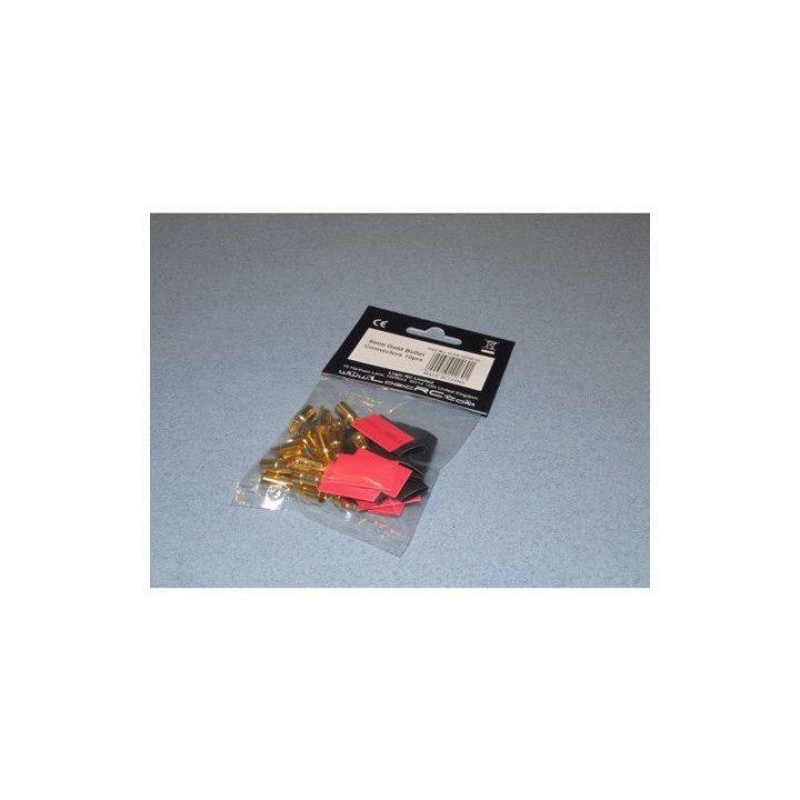 Konektor zlacený 6.0mm (10 párů)