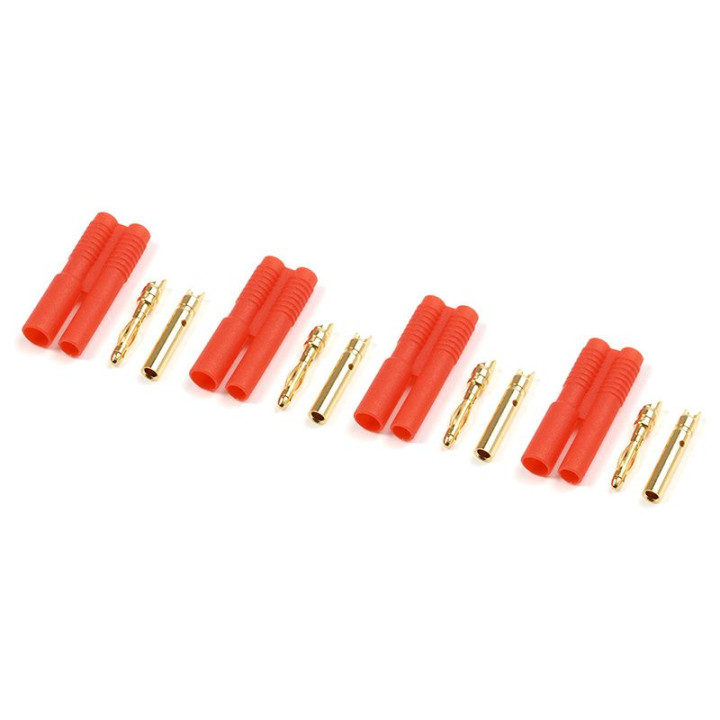 Konektor zlacený 2.0mm plastové pouzdro (4)
