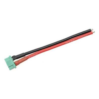 Konektor zlacený MPX samec s kabelem 14AWG 12cm