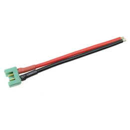 Konektor zlacený MPX samice s kabelem 14AWG 12cm