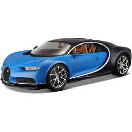 Bburago Plus Bugatti Chiron 1:18 modrá