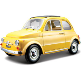 Bburago Fiat 500F 1965 1:24 žlutá