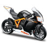 Model silničního motocyklu v měřítku 1:18 Bburago 18-51049 KTM 1190 RC8 R nejen pro sběratele. Detailní provedení, velmi přívětivá cena, délka 11 cm.