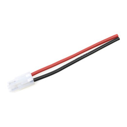 Konektor zlacený Tamiya samec s kabelem 14AWG 12cm