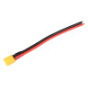 Zlacený konektor XT-30 přístroj (samec), s kabelem 14AWG.