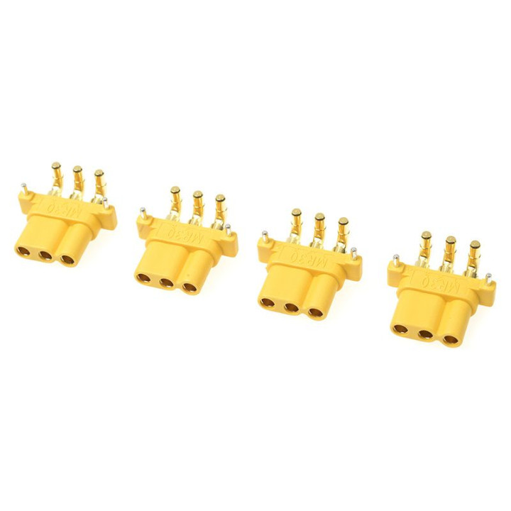 Konektor zlacený MR-30PW s krytem samec (4)
