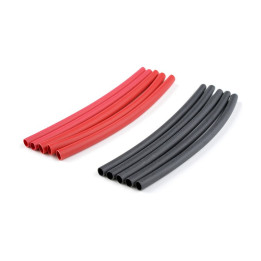 Smršťovací bužírka 2.4mm červená + černá (10)
