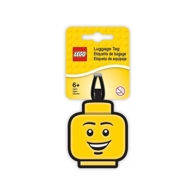 LEGO Iconic Jmenovka na zavazadlo - Hlava kluka
